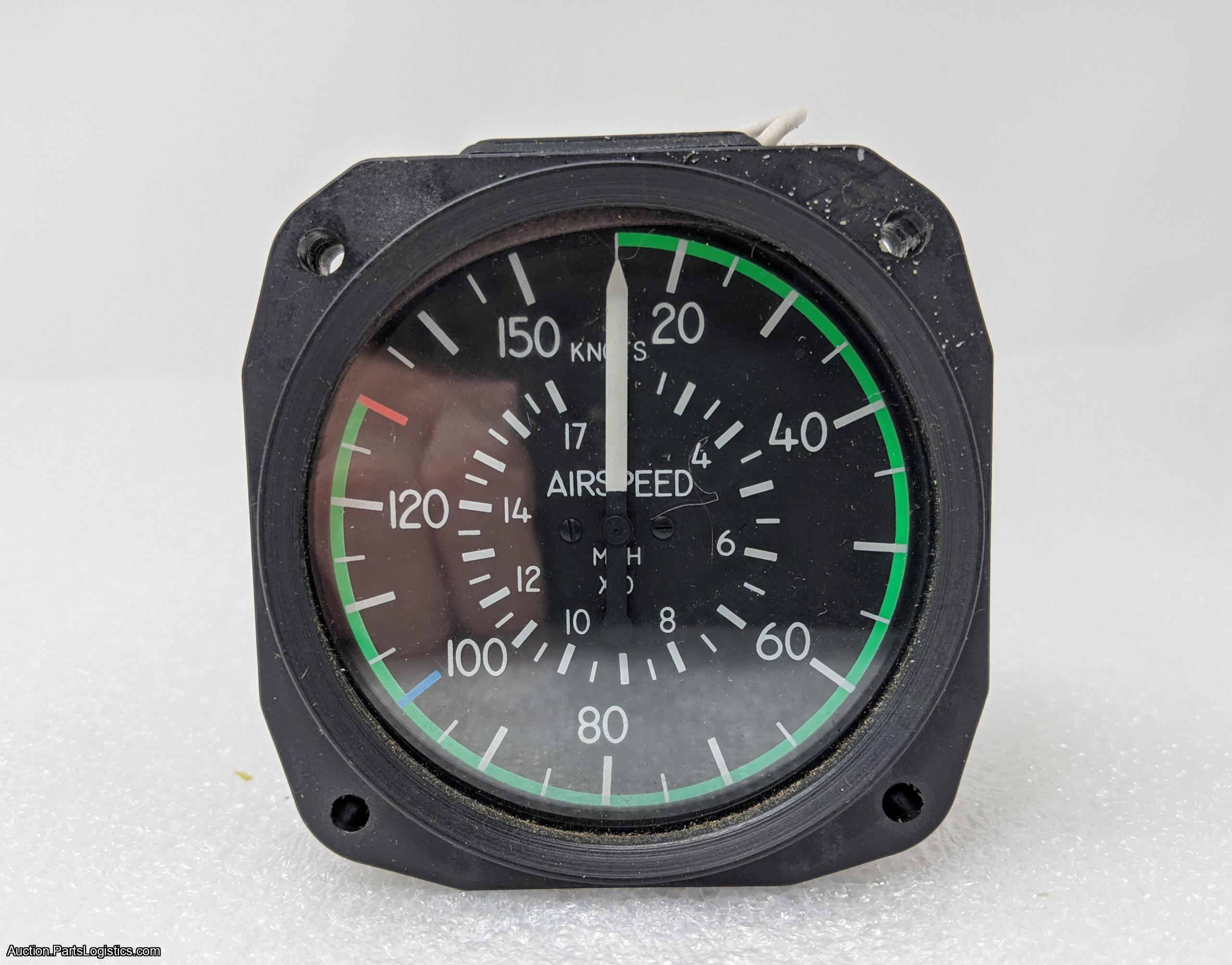 PN 8000 180 MPH 150 Knots Air Speed Indicator SV Unites Instruments 