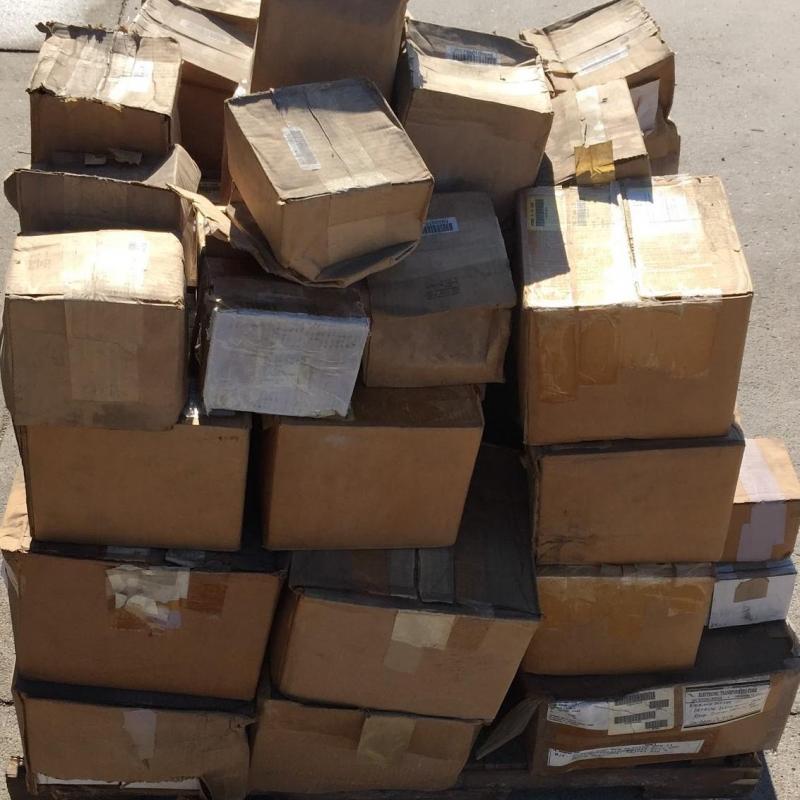 Pallet of Aircraft Parts: Dyco Electronics Inc, Catapult Gear, 163 Power Transformers, New, - US Only (See Description)