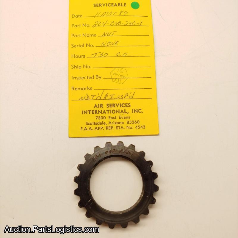 P/N: 204-040-230-001, Multiple Nuts, Overhauled BH, ID: D11