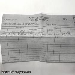 P/N: 23038118, Turbine G.P. Support, S/N: DW60129, As Removed RR M250, ID: D11