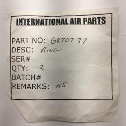 P/N: 6870737, Split Seal Piston Ring, New RR M250, ID: D11