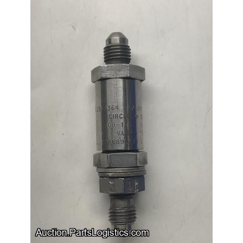 P/N: 6895171, Check Valve Assembly, S/N: 90110339, As Removed RR M250, ID: D11
