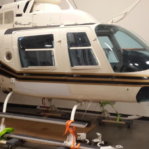 Bell 206 Jet Range III Fuselage, Used, Historical Service Records - OBO