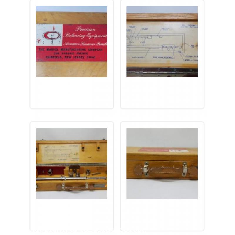 Used RR M250, Balance Indicator Kit, P/N: 7BAL080, S/N: 104 (The Marvel Manufacturing Company PMA), ID: AZA