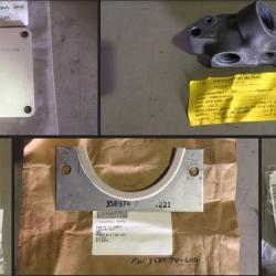 Pallet of Aircraft Parts: T53, UH1H, OH58, M250, CH46, UH60, H46, CH124, More - US Only (See Description)
