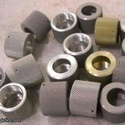 P/N: 206-010-759-003, Knurled Plain Nut 1 ea, New Surplus, Bell Helicopter, OH-58, BELL 206