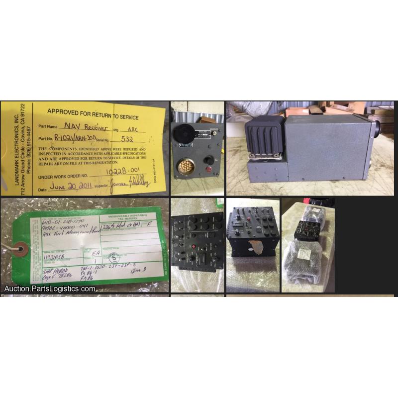 Pallet of Aircraft Parts: T53, UH1H, OH58, M250, CH46, UH60, H46, CH124, More - US Only (See Description)