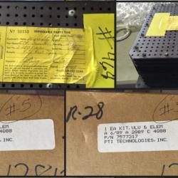 Pallet of Aircraft Parts: A10, T56, UH60, CT114, Rockwell Collins, Arkwin, Sikorsky, General Electric, More - US Only (See Description)