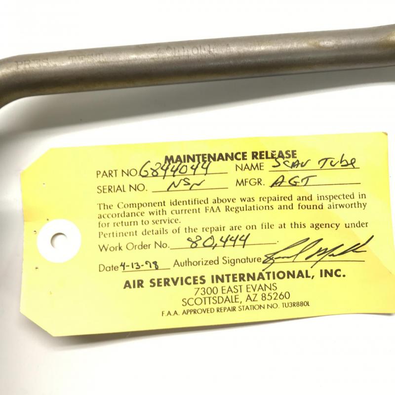 Rolls-Royce M250, Oil Scavenge Tubes, P/N: 6844044, Overhauled, ID: AZA