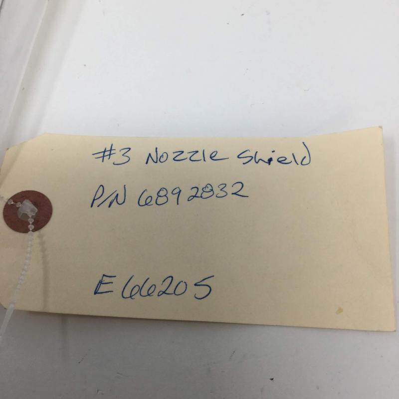 Rolls-Royce M250, 3rd stage Nozzle Shield, P/N: 6892832, Serviceable, ID: AZA