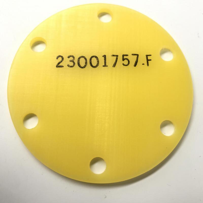 New OEM Approved RR M250, PTO Pad Shipping Cover, P/N: 23001757, ID: CSM