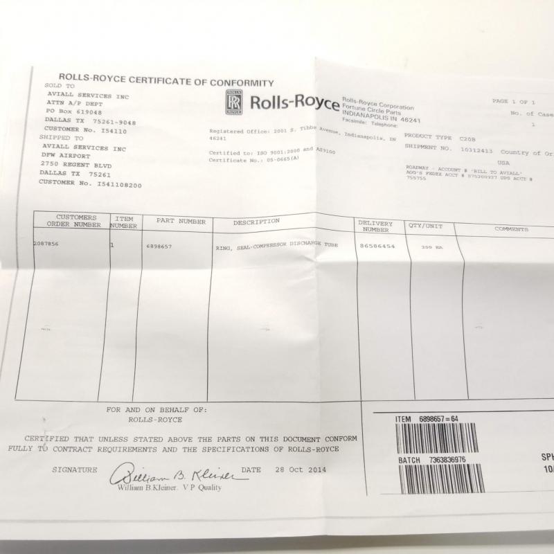 Rolls-Royce M250 C47 Engine Assembly Kit, ASI PN: ASI-KIT-140, New, ID: AZA