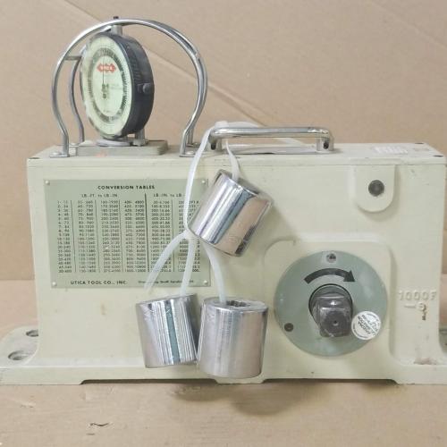 Utica Torque Tester, P/N: ET6000PF6, S/N: 1602, Used, ID: AZA