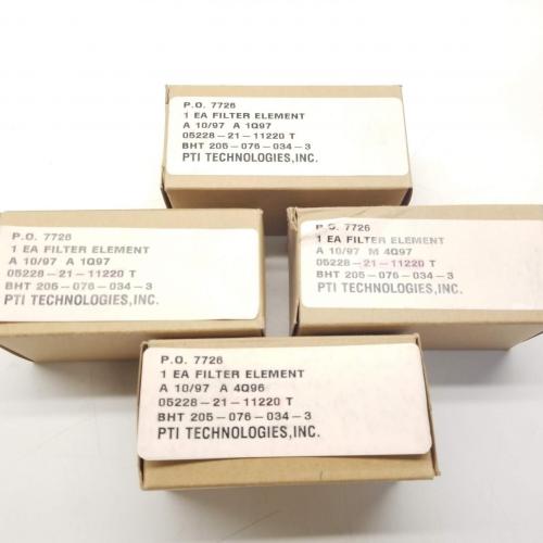 P/N: 205-076-034-003 (PTI Technologies PMA), Multiple Filter Elements, New BH ID: AZA