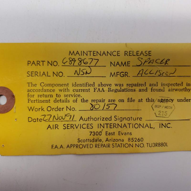 Multiple Rolls-Royce M250 Consumables, ID: AZA