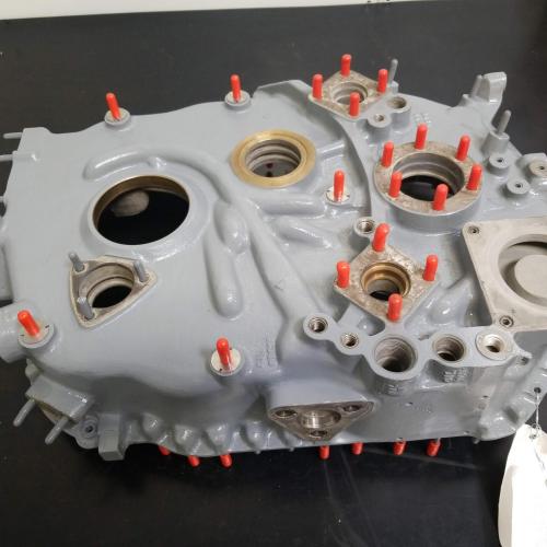 P/N: 23038182, Gear Box Assembly Housing, S/N: HL19556, Overhauled RR M250, ID: AZA