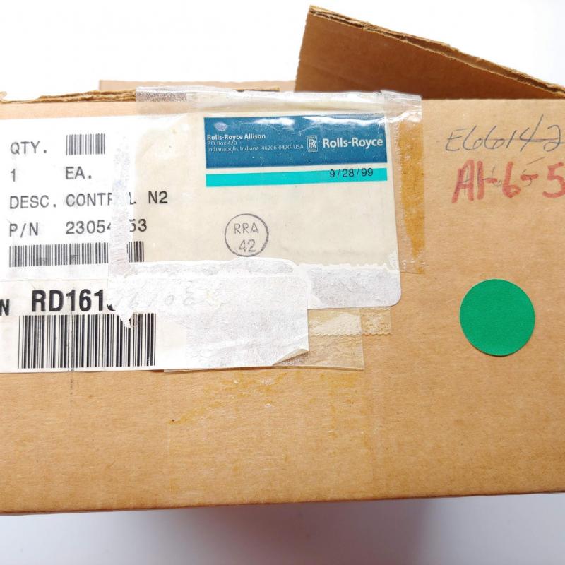 New Rolls-Royce N2 Overspeed Control Assembly, P/N: 23054053, S/N: RD16102, New, ID: AZA