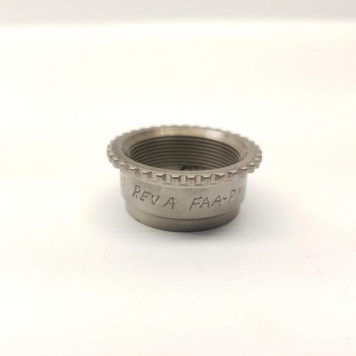 QA'D: As Removed RR M250, #7 Bearing Spanner Nut, P/N: E6808392 (Timken PMA), ID: AZA
