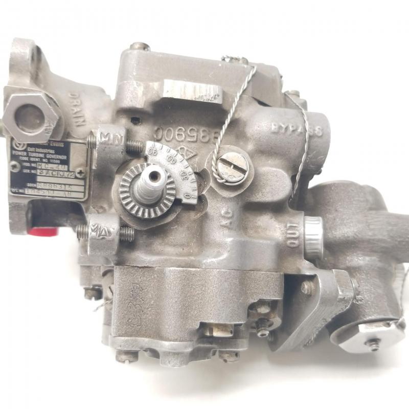 P/N: 6896315, S/N: 3ACK172 (Chandler Evans PMA), Power Turbine Governor,  As Removed RR M250, ID: AZA