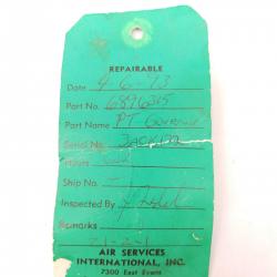P/N: 6896315, S/N: 3ACK172 (Chandler Evans PMA), Power Turbine Governor,  As Removed RR M250, ID: AZA