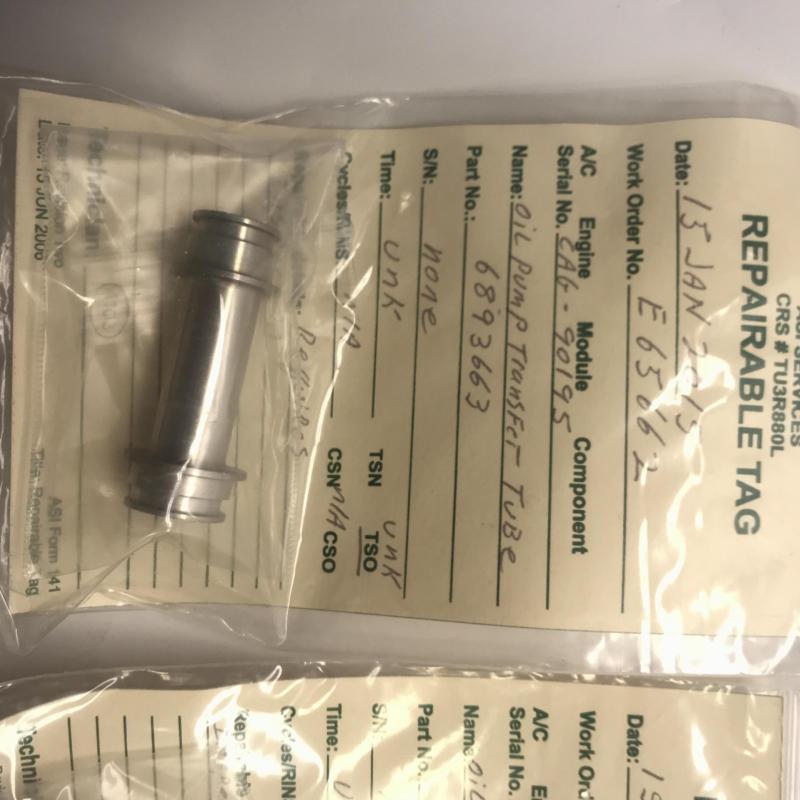 Rolls-Royce M250 Consumables, As Removed, ID: AZA