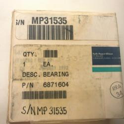 Rolls-Royce M250 Bearing, P/N: 6871604, S/N: MP31535, New, ID: AZA