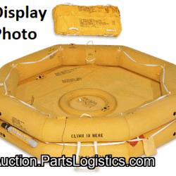 P/N: R0297A111, LIFE RAFT, TWIN TUBE,12 MAN, EAM-T12, Used,  Manufacturer, ID: D11