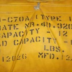 P/N: R0297A111, LIFE RAFT, TWIN TUBE,12 MAN, EAM-T12, Used,  Manufacturer, ID: D11