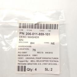 P/N: 206-011-859-101, Washers, New, BH, ID: D11
