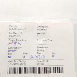 P/N: 206-011-859-101, Washers, New, BH, ID: D11