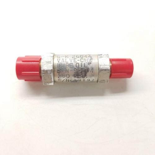 P/N: 6871667, Oil Check Valve, S/N: 13197, Serviceable, RR M250, ID: D11