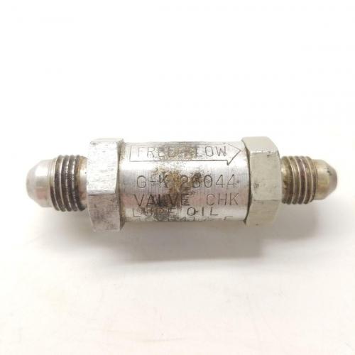 P/N: 6871667, Oil Check Valve, S/N: 3418, As Removed, RR M250, ID: D11