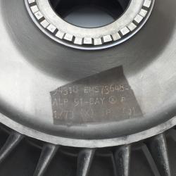 P/N: 6853279, 4th Stage Turbine Wheel, S/N: X22602, TR: 1968.10, CR: 3637.0, As Removed, RR M250, ID: D11
