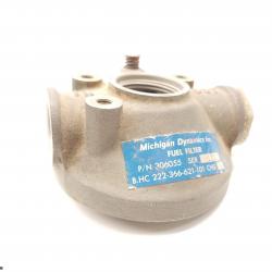 P/N: 306055, Fuel Filter (Top Cover Only), S/N: 111, As Removed, Michigan Dynamics, Uh-1