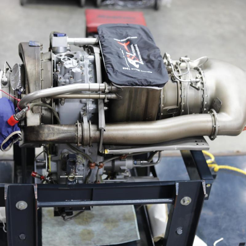 PN: 23063392, C47B Turbine Engine, SN: CAE-847088, Serviceable, Rolls-Royce (With ECU & Shipping Can)