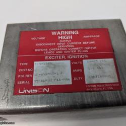 PN: 10-614950-1, Ignition Exciter, SN: 99286932, SV, Unison Industries, Bell 206 / OH-58