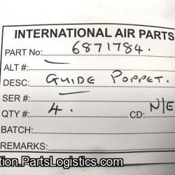 P/N: 6871784, Filter Bypass Poppet Guide, New RR M250, ID: D11