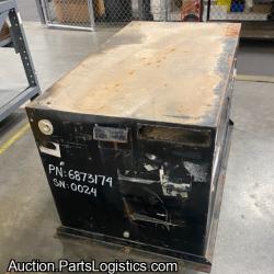 P/N: 6873174, Series 2 Shipping & Storage Container (No Mounts), S/N: 0024, Used RR M250, ID: AZA