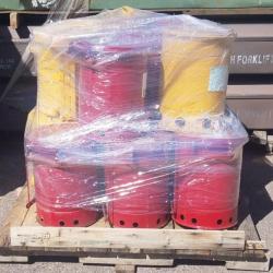 Used Pallet of 15 Oil Rag & FOD Cans, ID: AZA