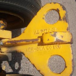 P/N: AB2472-3, Hughes Ground Handling Wheels, Used, ID: D11