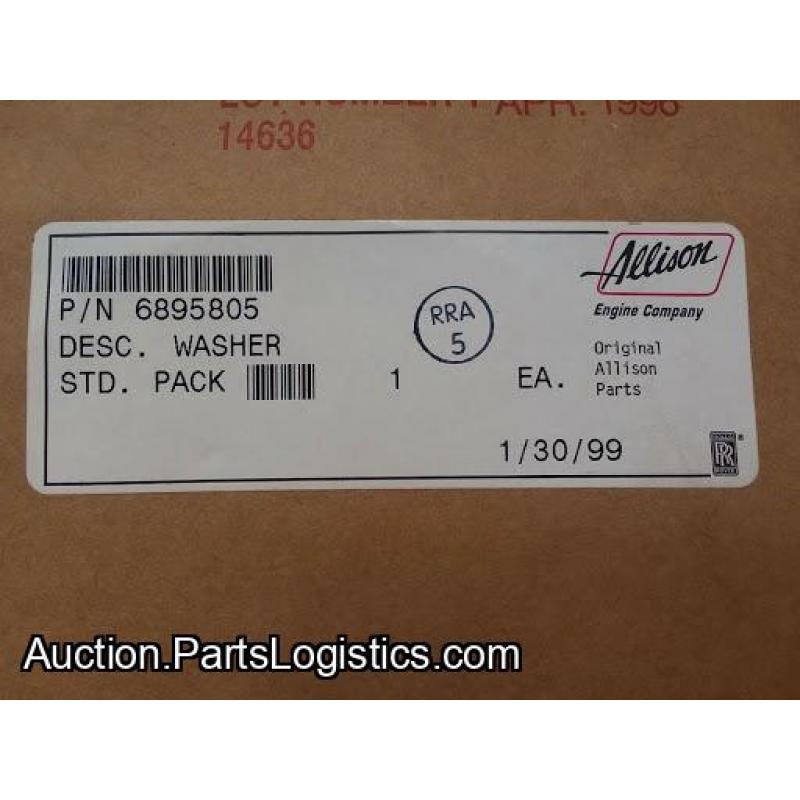P/N: 6895805, Air Tube Alignment Washer, New, OEM Approved RR M250