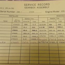 As Removed Rolls-Royce M250, Helical Power Take-Off Gearshaft Assembly, P/N: 23004505, S/N: CG129442, ID: AZA