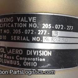 P/N: 205-072-277-003, Mixing Valve, S/N: 9690230, Overhauled, Bell Helicopter, ID: D11